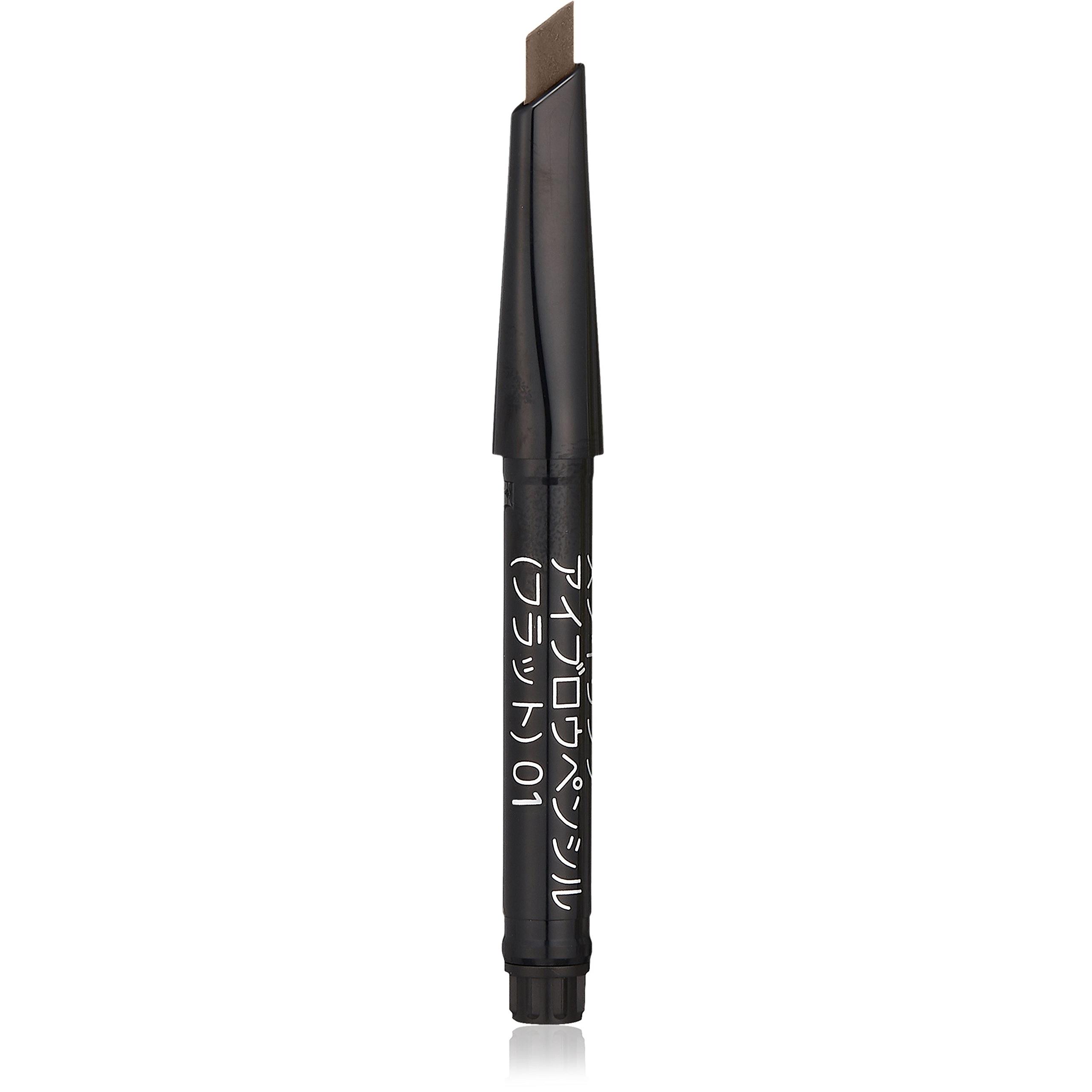 

LUNASOL Styling Eyebrow Pencil (Flat / Round) - All 2 types colors - Dedicated holder Charcoal Brown