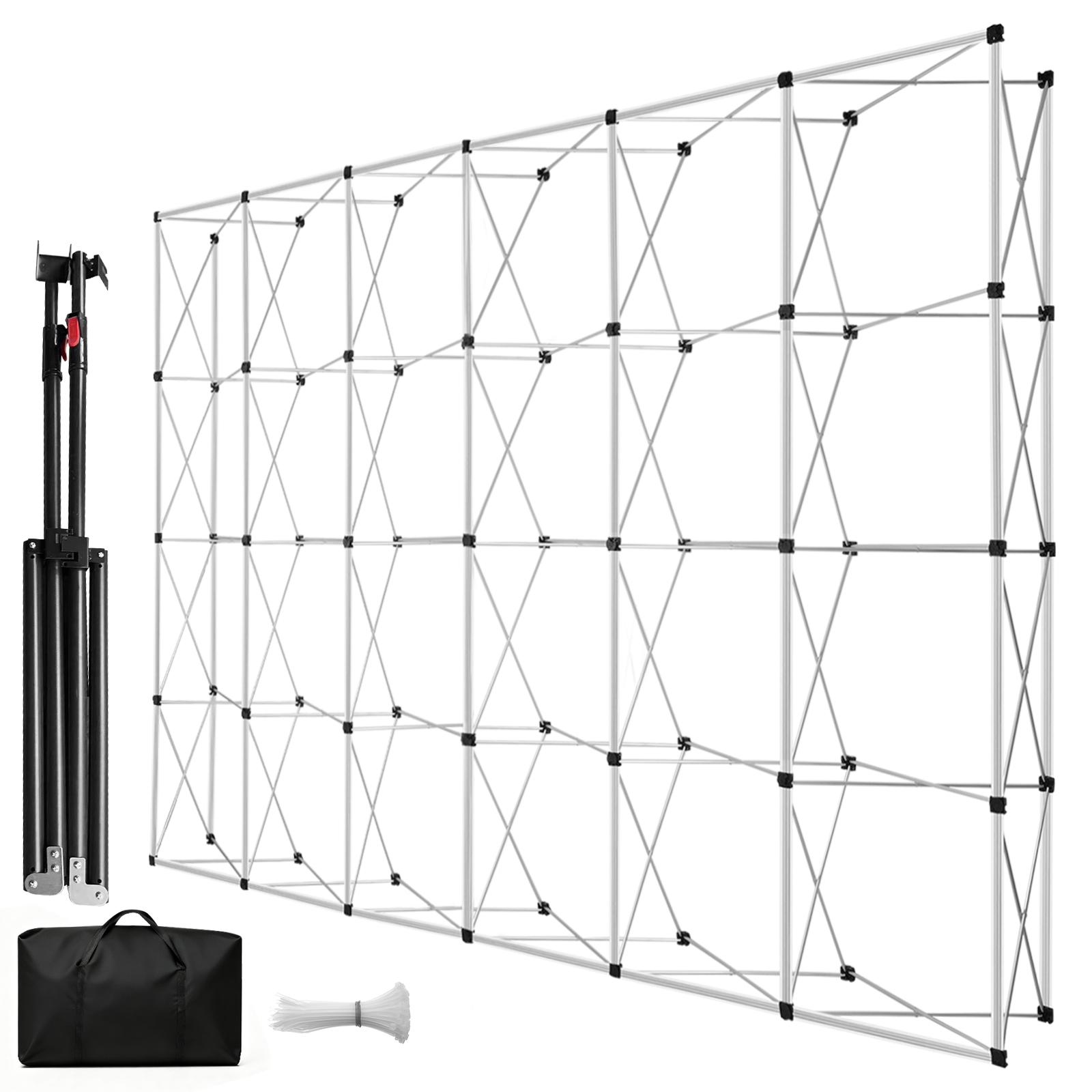 Портативная pop-up выставочная стойка 10x10/10x15/10x17 футов с сумкой для переноски, складной держатель для натяжной ткани для свадебных выставок и мероприятий