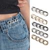 Hose Abnehmbare Schnalle Vier Ringe Taillenstraffer für Hosen Wiederverwendbarer Cincher-Stift Jeans-Bund Lose Jeans Kein Nähen Verstellbar Röcke Anpassung