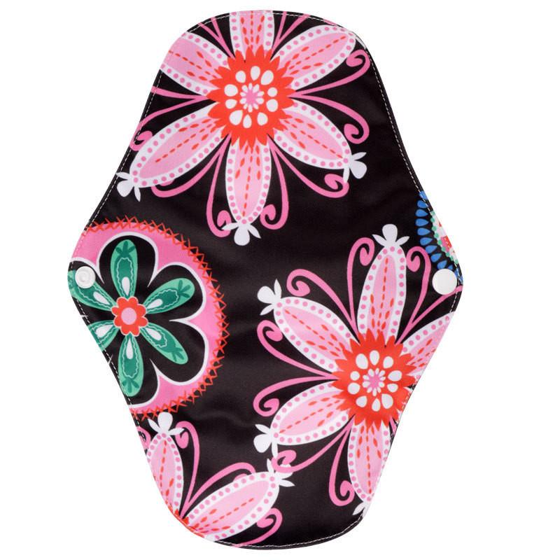 Sanitary Reusable Towels Pads Women Bamboo Cloth Washable Menstrual Safety Pads