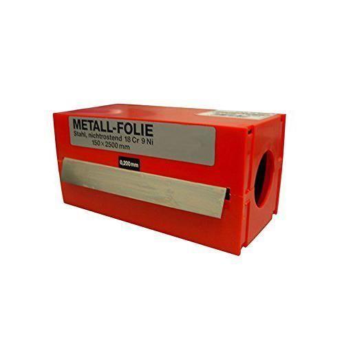 VOGEL-GERMANY Leçon bande DIN 1544 acier inoxydable : 0.100 mm 2500 mm x 150 mm - 465100