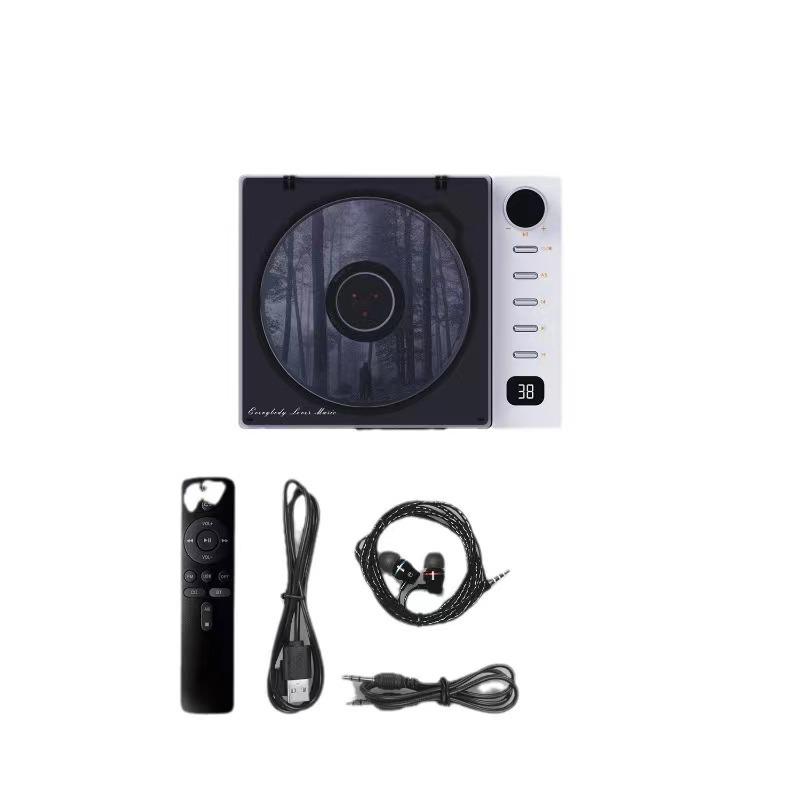 Rechargeable Bluetooth CD Player & Speaker - High-Quality Sound, All-in-One, Perfect Birthday Gift