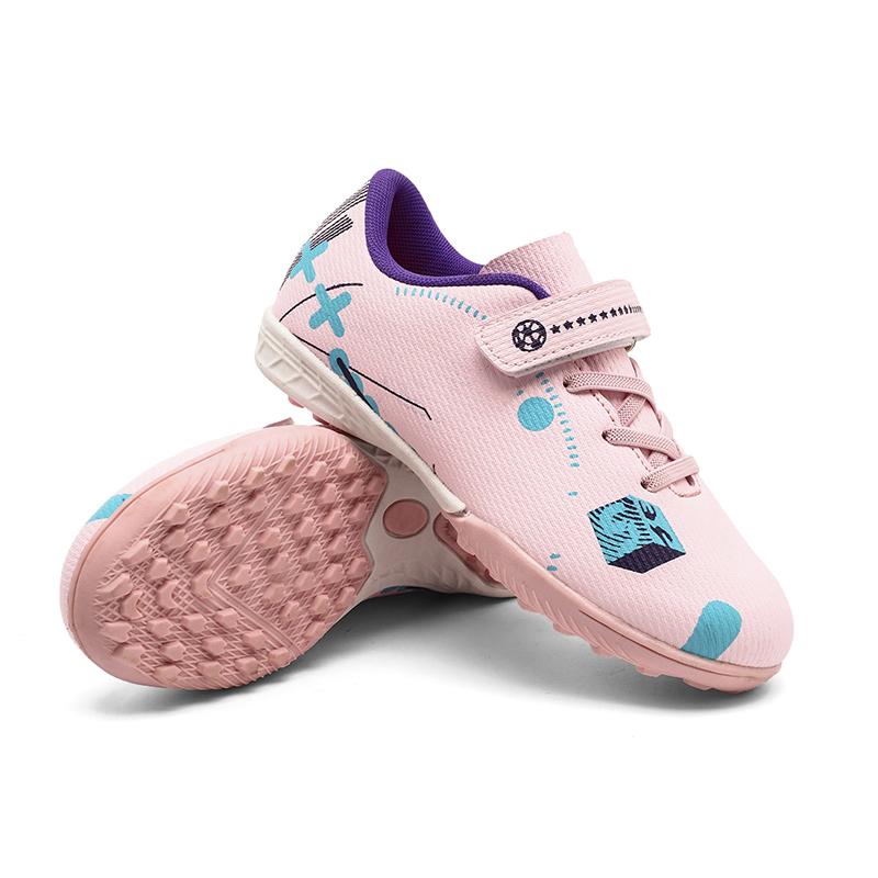 

Детские футбольные бутсы Society FG Школьные футбольные бутсы Бутсы Травяные кроссовки для мальчиков и девочек Спортивная обувь для тренировок на открытом воздухе 39 розовый