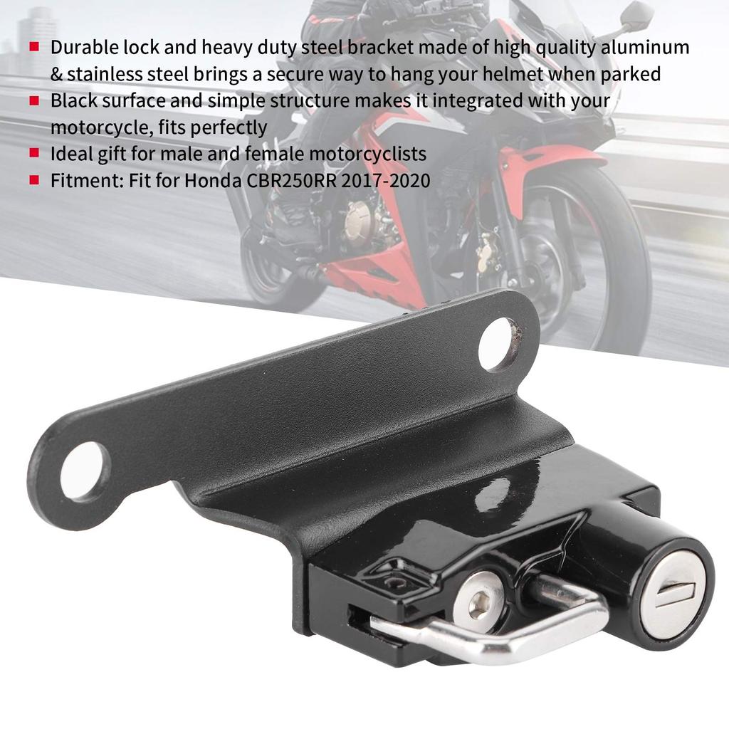 KIMISS Motorcycle Helmet Lock for Honda CBR 250RR 2017-2020