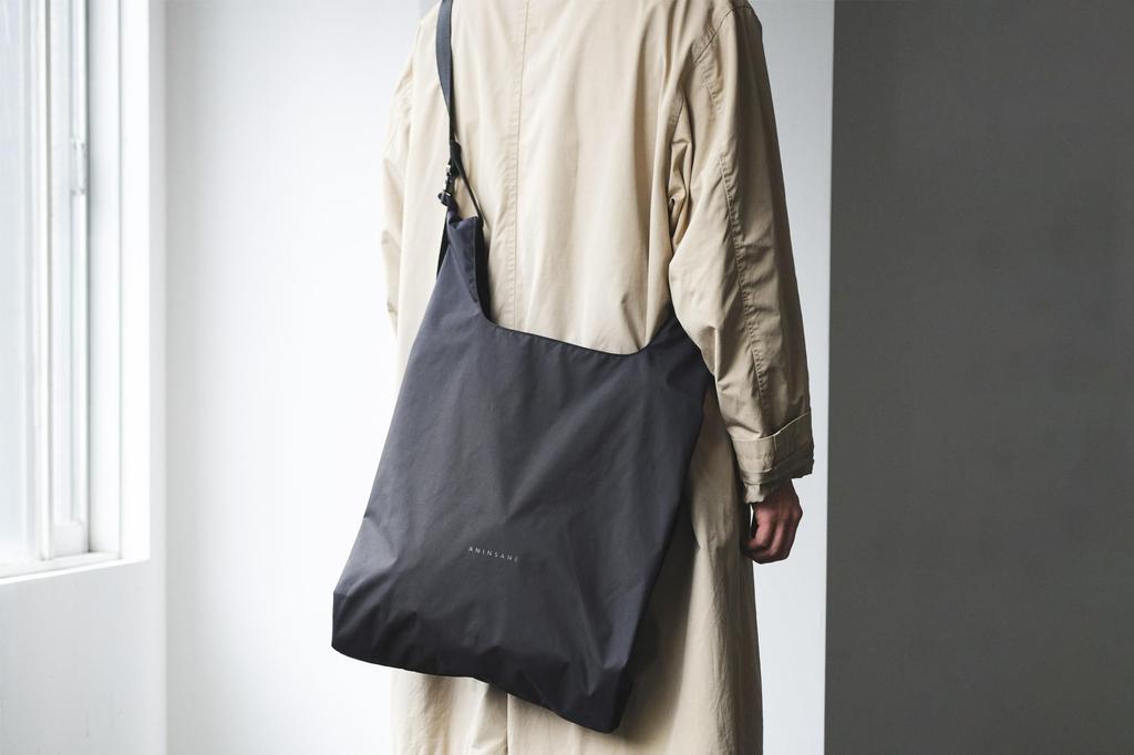 Packable Shopper Black [An Insane] (Eco Bag) AN-P02-BK