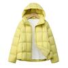 Daunenwattierte Jacke für Damen Winter Neue Studentin Mit Kapuze Locker Brotmantel Verdickte Baumwollwattierte Jacke