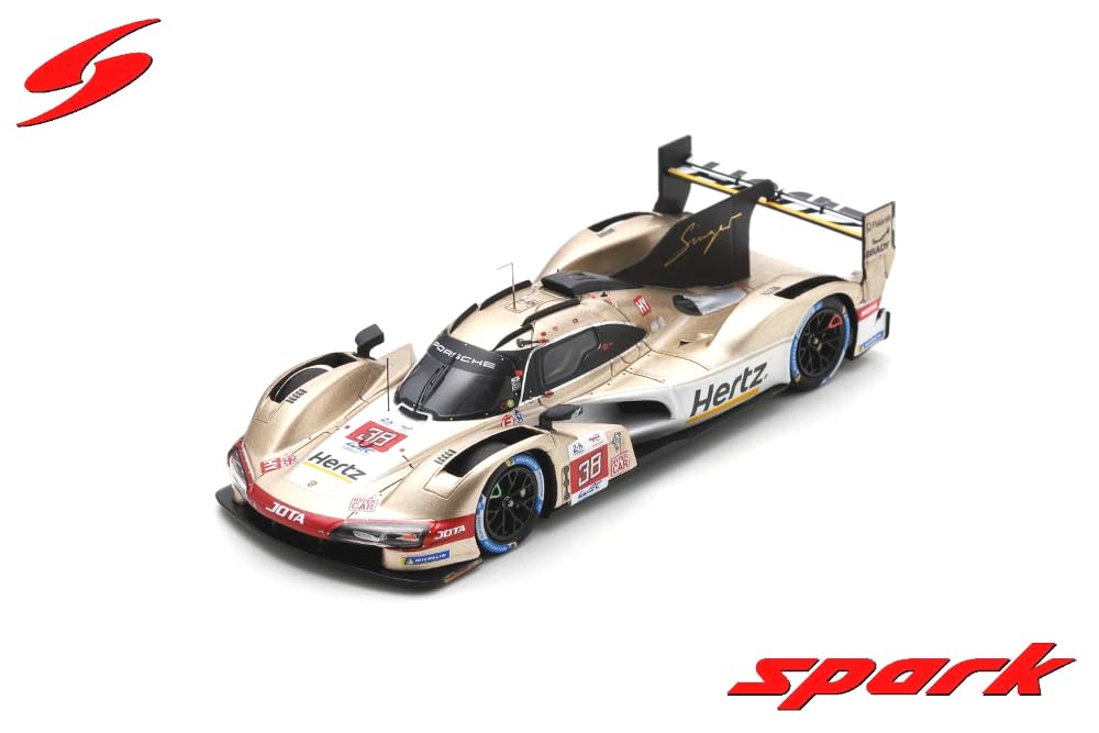 Spark Porsche 963 Hertz Team JOTA 2023 Le Mans 24 Hours da Costa Stevens Ye Finished Product 1/43 #38 A-F. / W. / Y.