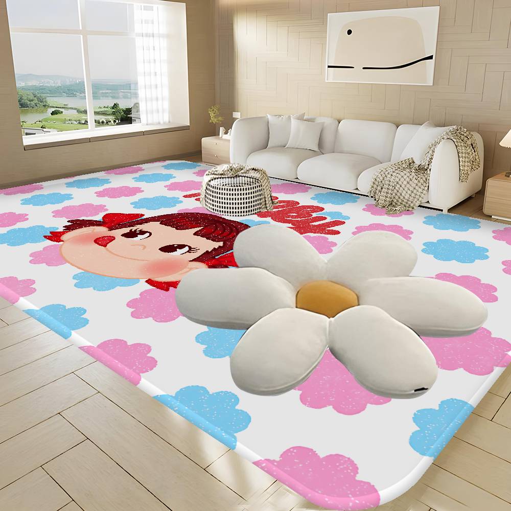 CUTE M-Milky P-Peko-chan Kitchen Mat Nordic Style Bedroom Living Room Doormat Home Balcony Anti-Slip Welcome Rug