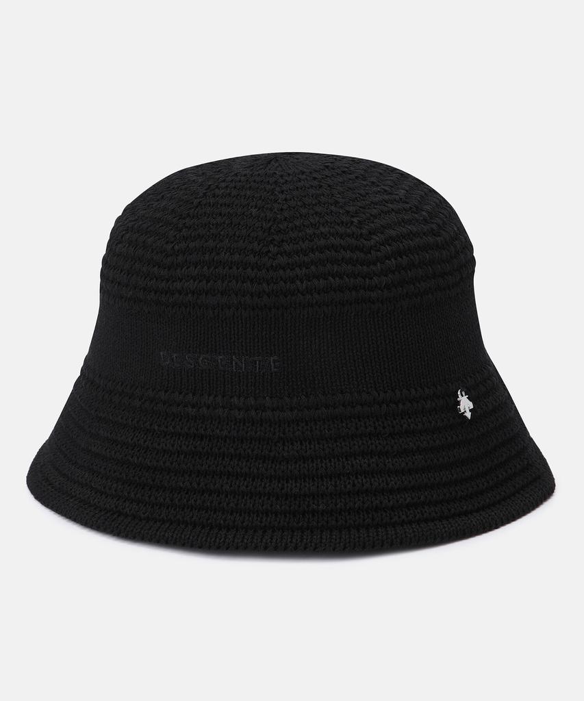 DESCENTE Women'S Knit Bucket Hat Black Sr122Ucp1X