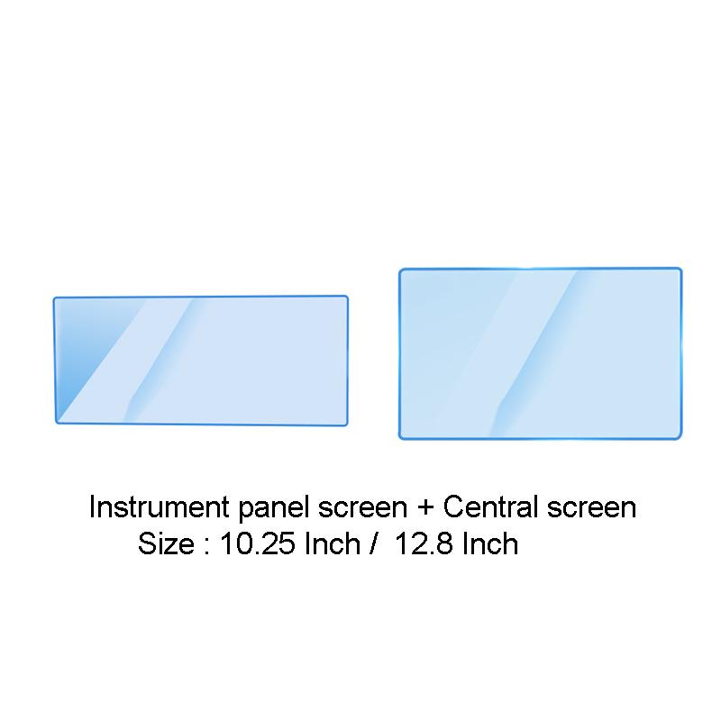For BYD Shark 6 Central Control Instrument Screen HD Film Protection Tempered Glass Screen Protector Console Car Accessories
