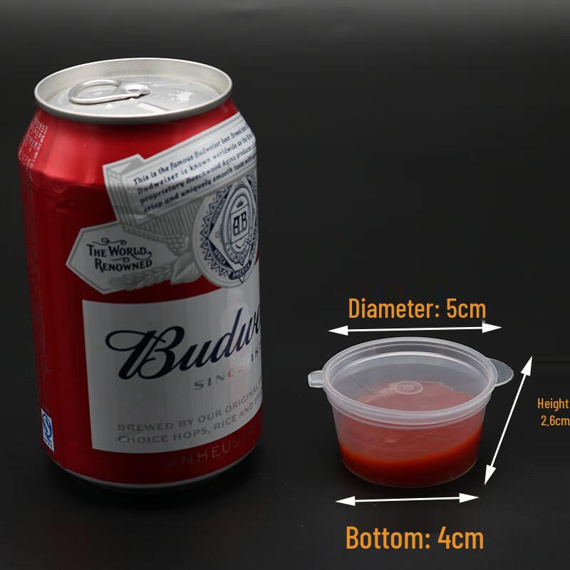 37ml Disposable Rice Husk Sauce Containers