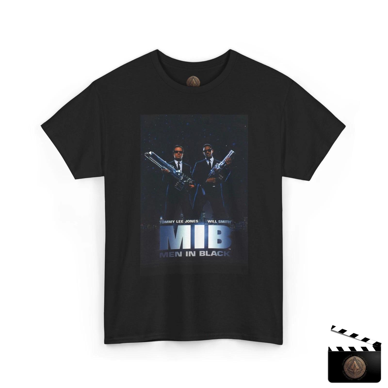 Men In Black Movie Poster Retro T shirt For Men & Women M