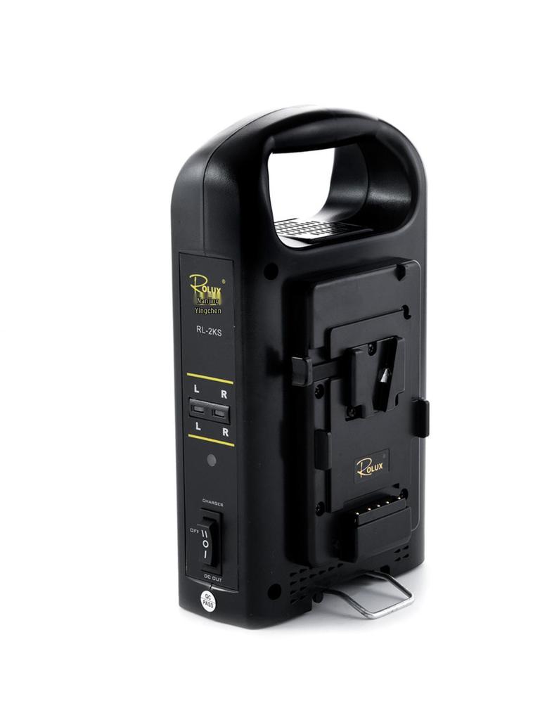 Yingchen RL-2KS Dual-Channel V-Port Battery Charger for Digital Mirrorless Cameras