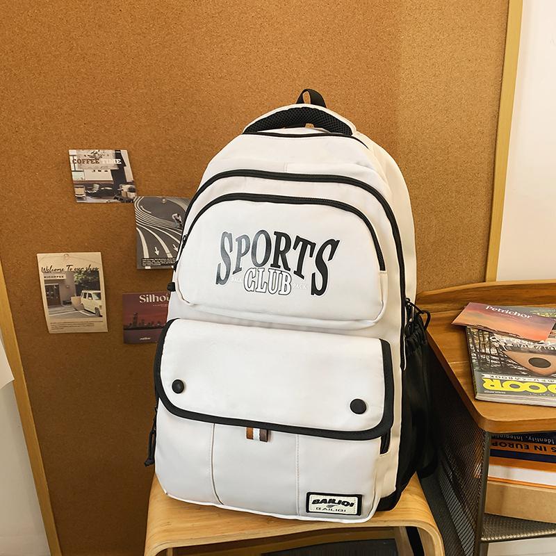 Sports Backpack Large Capacity Multifunctional Wear-resistant Water-repellent Student Travel Schoolbag