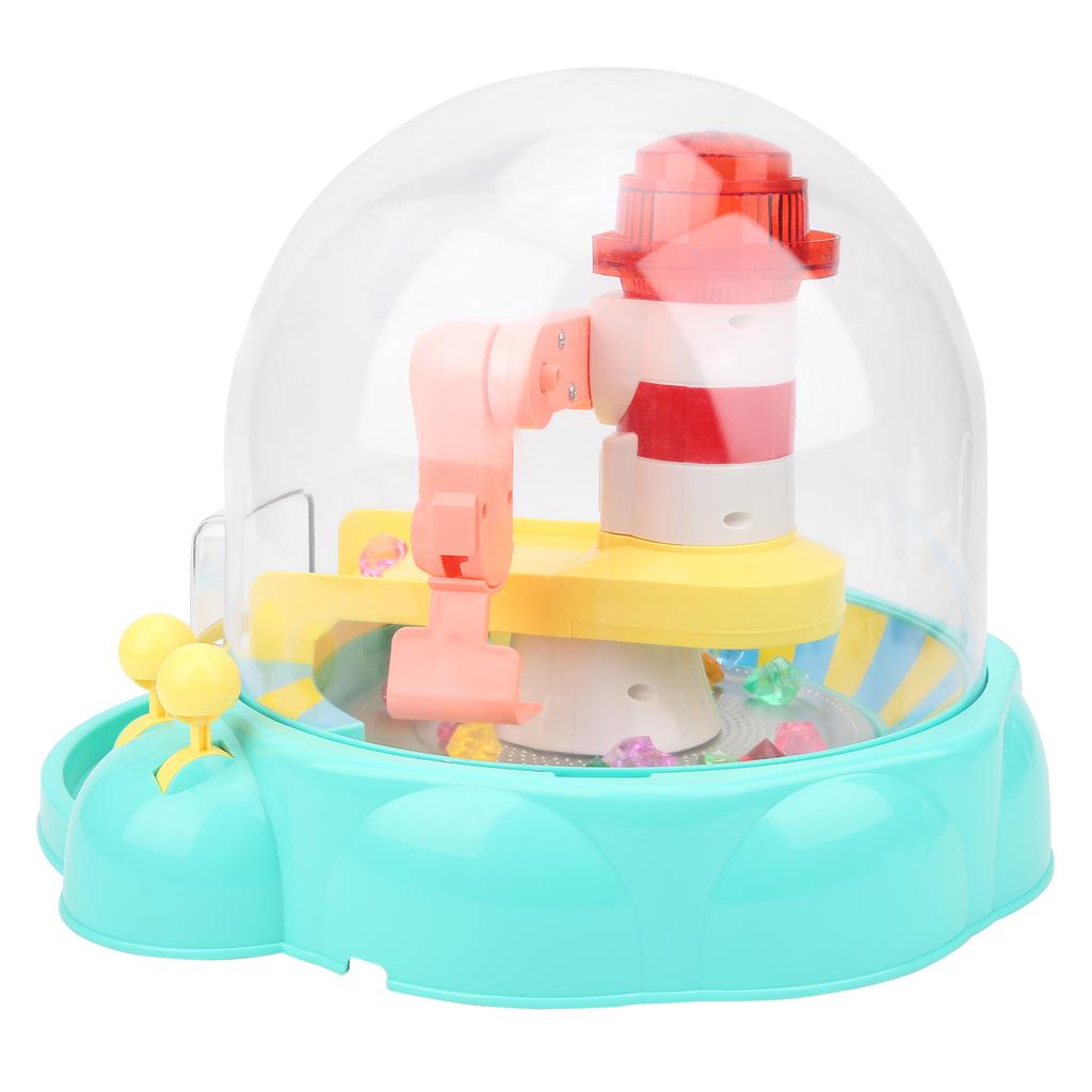 Claw Machine Game Toy Electronic Claw Grabber Machine Toy for Children with Light SoundGreen