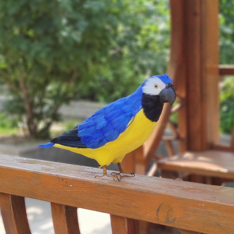 Kleurrijk Papegaaienveer Simulatiemodel - Nep Vogel Speelgoed Ornament Decoratie