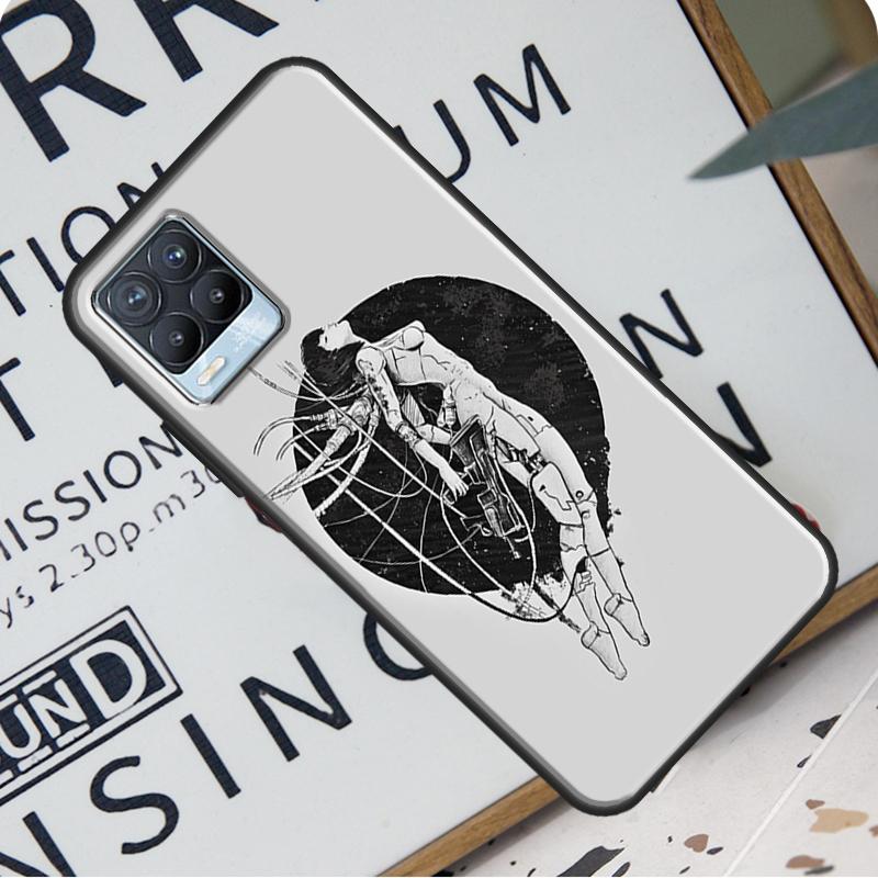 

Чехол с аниме «Призрак в доспехах» для Realme 8 Pro 8i GT Master GT Neo 2 C21, задняя крышка для OnePlus Nord 2 8T 9R 9 Pro OnePlus 9RT