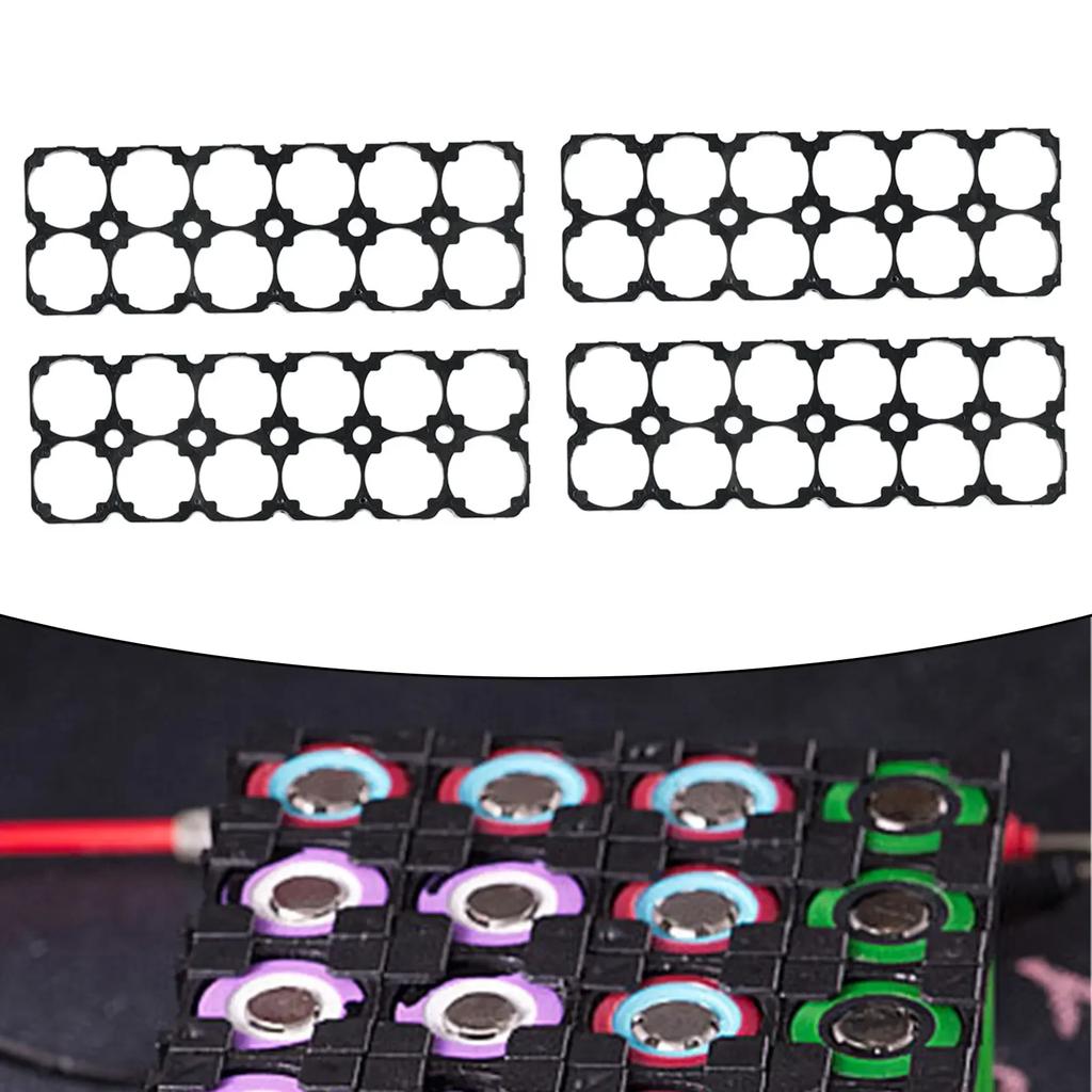 New Battery Holder Holding Battery Packs Plastic Frame Bracket Workshop Accsessories 2x6 21700 Batteries Battery Fixed Bracket