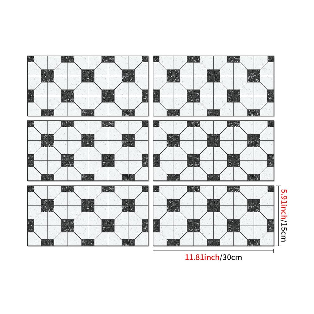 25Stlye Marble Simulated Brick Pattern Wall Sticker Self-adhesive Waterproof Room Decoration Sticker Wall Decoration