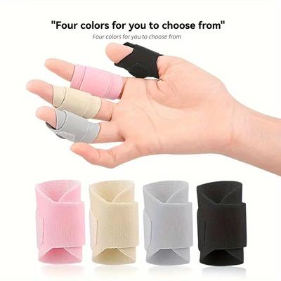 1PCS Reusable Velcro Adjustable Convenient Finger Sleeve Finger Guard with Ten-finger Universal Protection Finger Strap Finger Guard