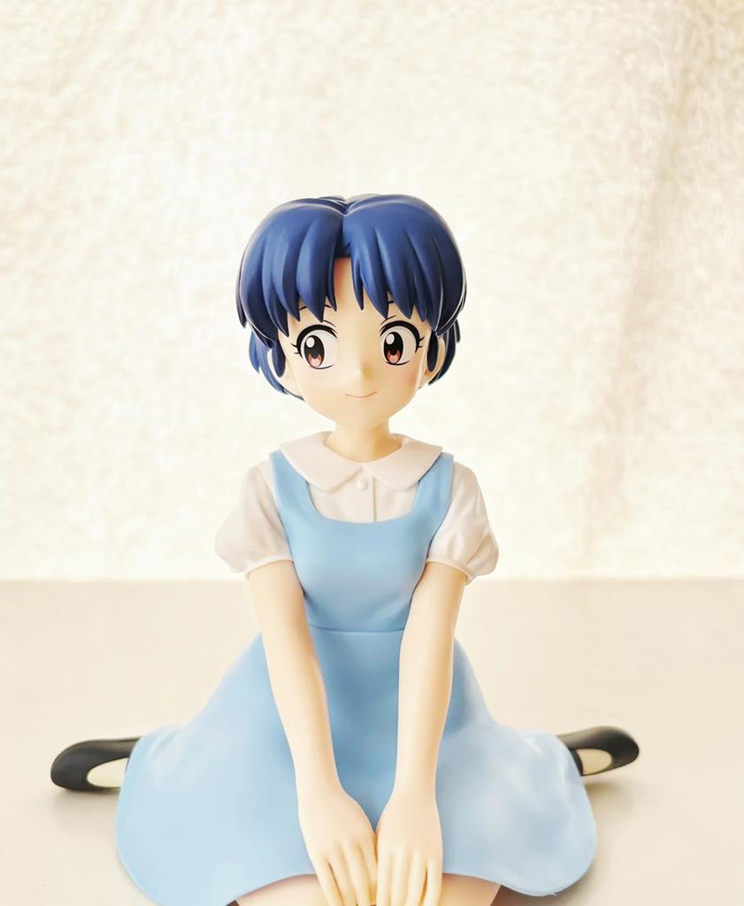 10CM Anime Ranma 1/2 Tendou Akane Ranma PVC Anime Figure Periphery Kawaii Sitting Playthings Desktop Car Ornaments Figure Toy Doll Gift