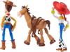 Mattel Disney Pixar Storytellers Toy Story 3-Pack Woody, Jessie & Bullseye 4-Inch Authentic Poseable Figures Key Character Collectibles
