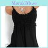 Chic And Timeless Women Summer Dress Featuring A Short Sling Design