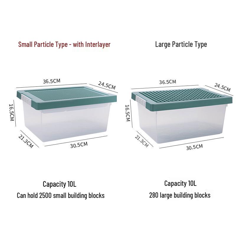 Children's Magnetic Tile Storage Box for Building Blocks & Programming Schools