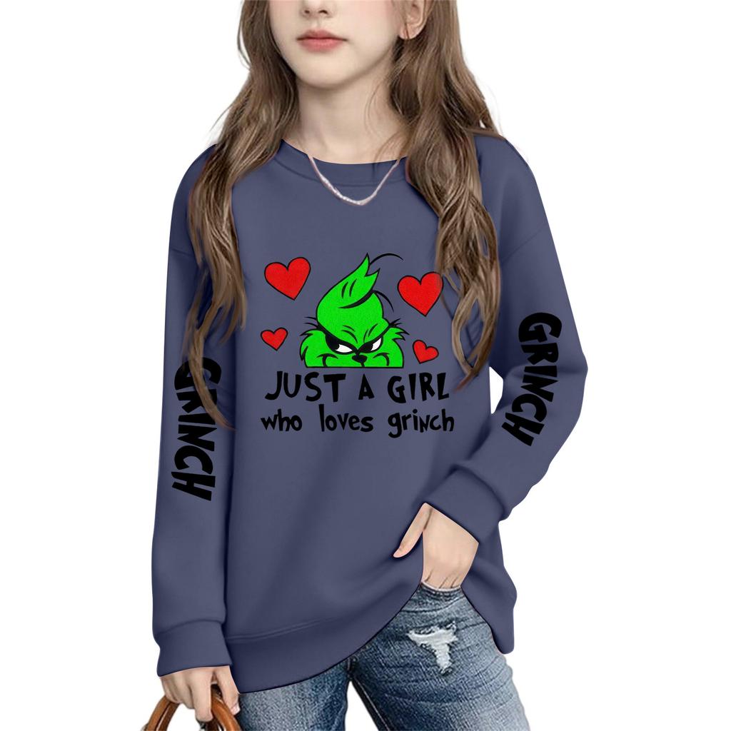 Gutter Jenter Barn Mote Daglig Allsidig Uformell Uformell Sweaters Daglig Langermet Patchwork Topp Gensere