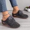 Pantofole con zeppa con tacco a zeppa delle nuove donne Modello con lacci Pantofole da donna con testa cava 43 Scarpe da donna di formato 2024 Nuovi sandali estivi