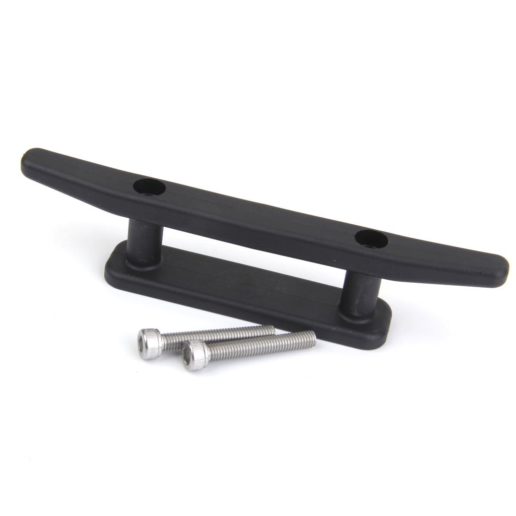 Nylon Marine Boat Kayak Canoe Deck Cleat Mooring Fixed Seat Anchor Black