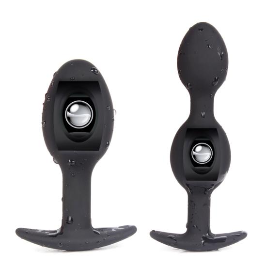 Unisex Soft Silicone G-pot Expansion Dilator Massager Anal Butt Plug Sex Tool