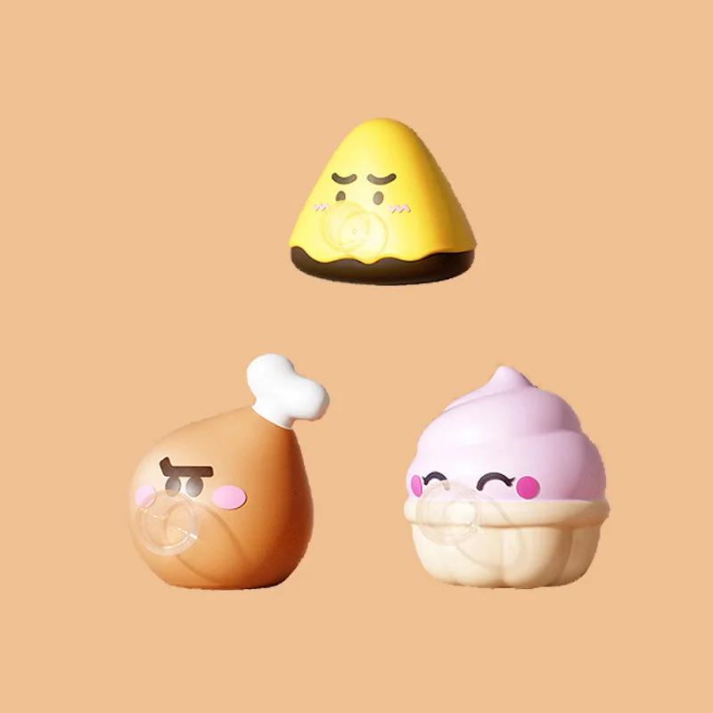 Cute Food Series Plivní bubliny Squishy Mačkní Hračky Úzkost Úleva od stresu Senzorick antistresov hračky pro dospěl Děti