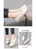 Damen Loafer im koreanischen Stil aus weichem Leder mit Metallschnalle - Herbst/Winter Lässige vielseitige Schuhe