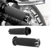 Motorcycle Handlebar Grips, Bike Handlebar Grips, 1.0 Inches (25 Mm), 2 Pcs/Set, Aluminum Alloy