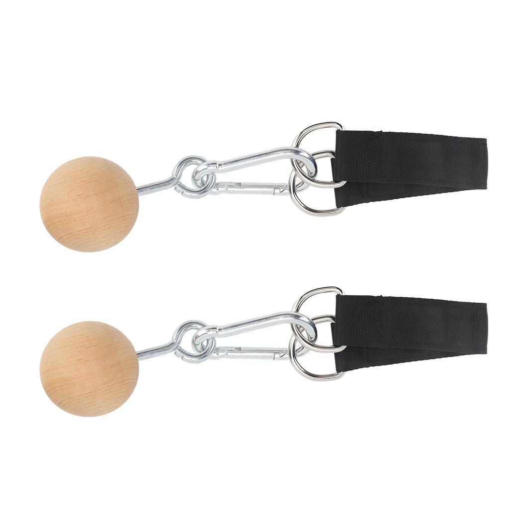 Wooden Pull Up Balls Rock Climbing Holds Training Set Arm Strength Trainer Pull Up Ball