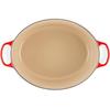Чугунная жаровня Le Creuset Signature овальная 40 см вишнево-красная 14,8 л (21178400602430)
