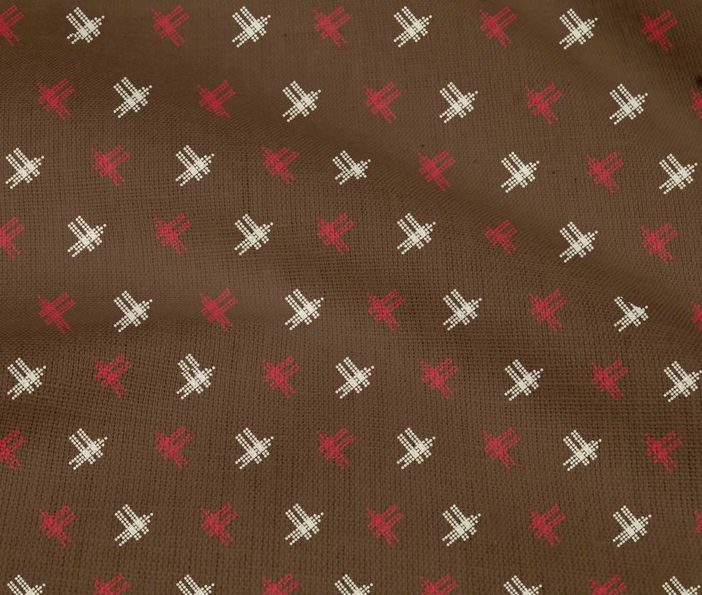oneOone Cotton Flex Fabric Hash Sign Kasuri Print Fabric BTY 40 Inch Wide