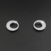 4Pcs Silver Crystal Stickers Car Door Lock Pin Ring Lift Bolt Cover Accessories For Mercedes Benz E C GLC Class GLS GLA CLA GLE BA3