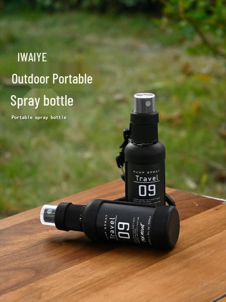50ml Tactical Hanging Leak-Proof Travel Spray Bottle for Camping Alcohol