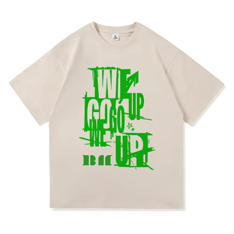 Babymonster Album We Go Up TShirt 2025 Retro UnisexWomen Clothing Vintage Harajuku High Quality Tops for Fans Gifts Cotton TShirts