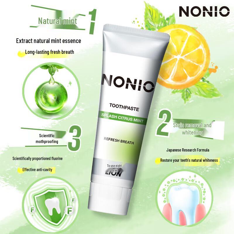 Lion NONIO Fresh Breath Fluoride Toothpaste