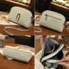 Genuine Cowhide Leather Crossbody Small Bag for Women - Compact Phe Purse, Adjustable Shoulder Strap, Summer Lightweight Bag