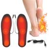Electric Heated Insoles USB Heating Winter Foot Warmers 39 44 Size for Men Women Skiing Ice Fishing Hiking Work