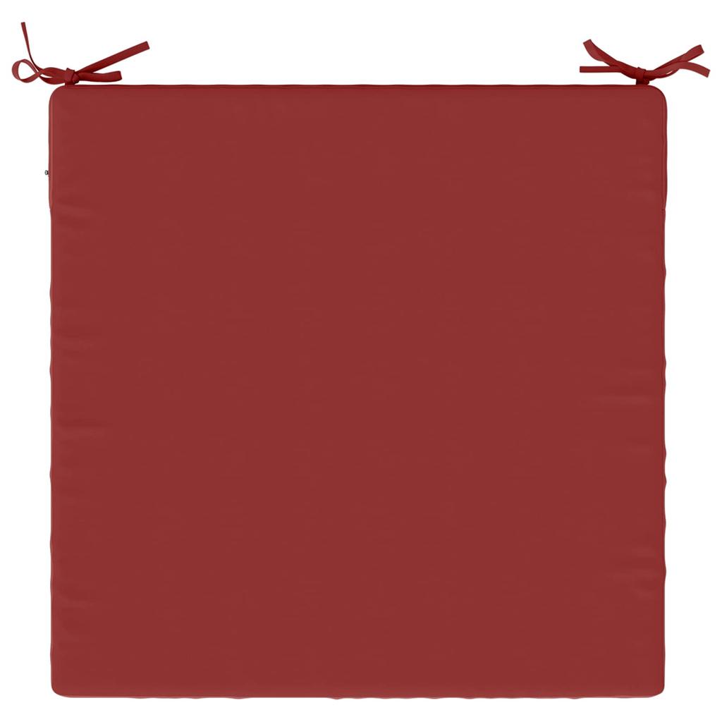 4 Piece Seat Cushions SOEST 4 Pcs. 100percent Polyester Wine Red