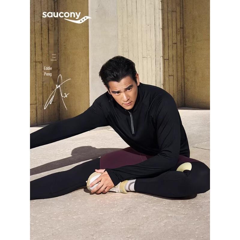 SAUCONY Merino Wool Half-Zip Pullover XXL