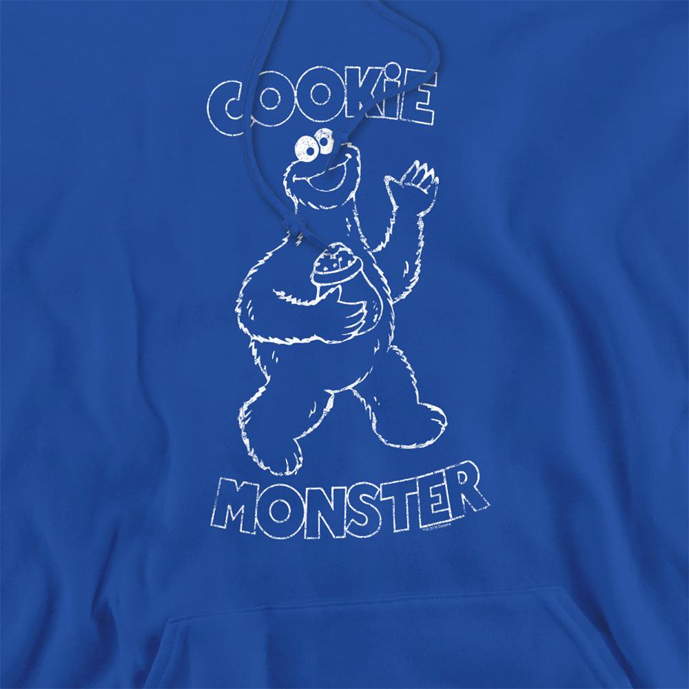 Sesame Street Unisex Adult Simple Cookie Hoodie