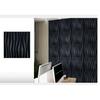 12 Pannelli Murali 3D Goffrati PVC Spessore 0,8 cm per Decorazione Parete di Sfondo Casa Hotel