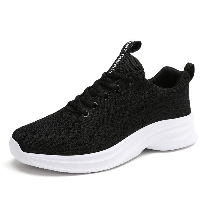 Quanzhou flying woven casual sports shoes new spring and autumn mesh shoes breathable and lightweight running shoes