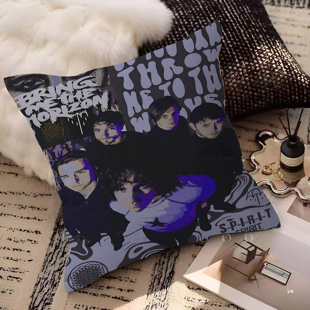 Rock Band BBring Me The HHorizon Personalized Picture Text Home Decorative Pillows Household Gifts xcm